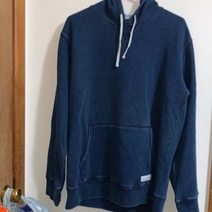 Saturdays NYC indigo pocket Hoodie  xl